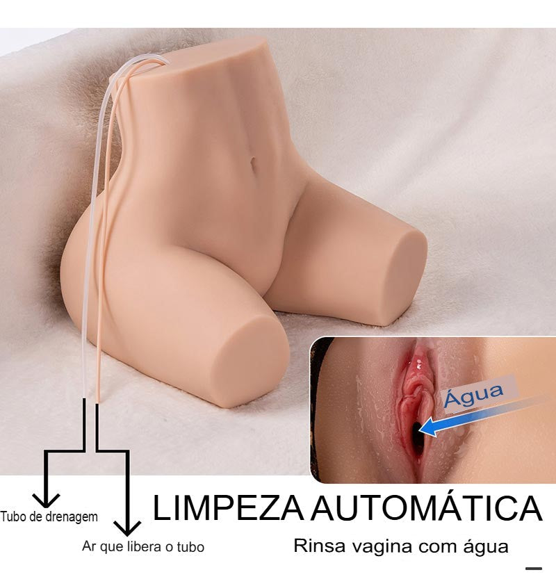 TORSO DE BONECA SEXUAL COM AUTO SUCÇÃO